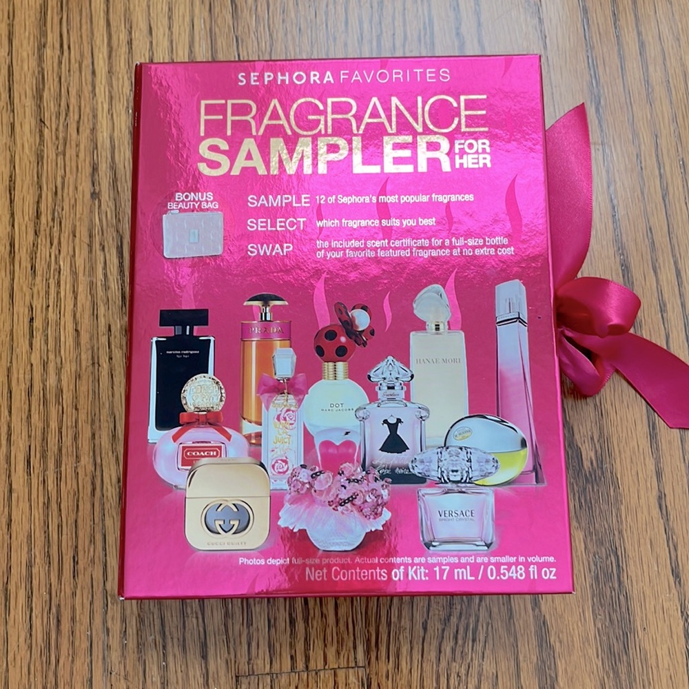 Brand new Sephora Favorites Fragrance Sampler For Her with certificate to redeem
